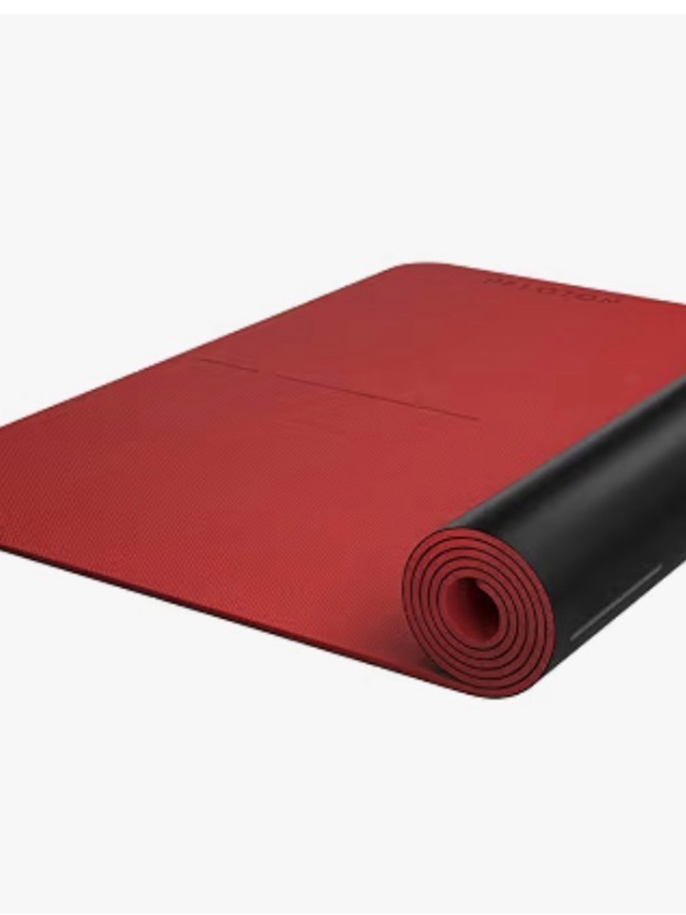 NEW Peloton Red Reversible Non-Slip Exercise Mat - still in plastic wrap